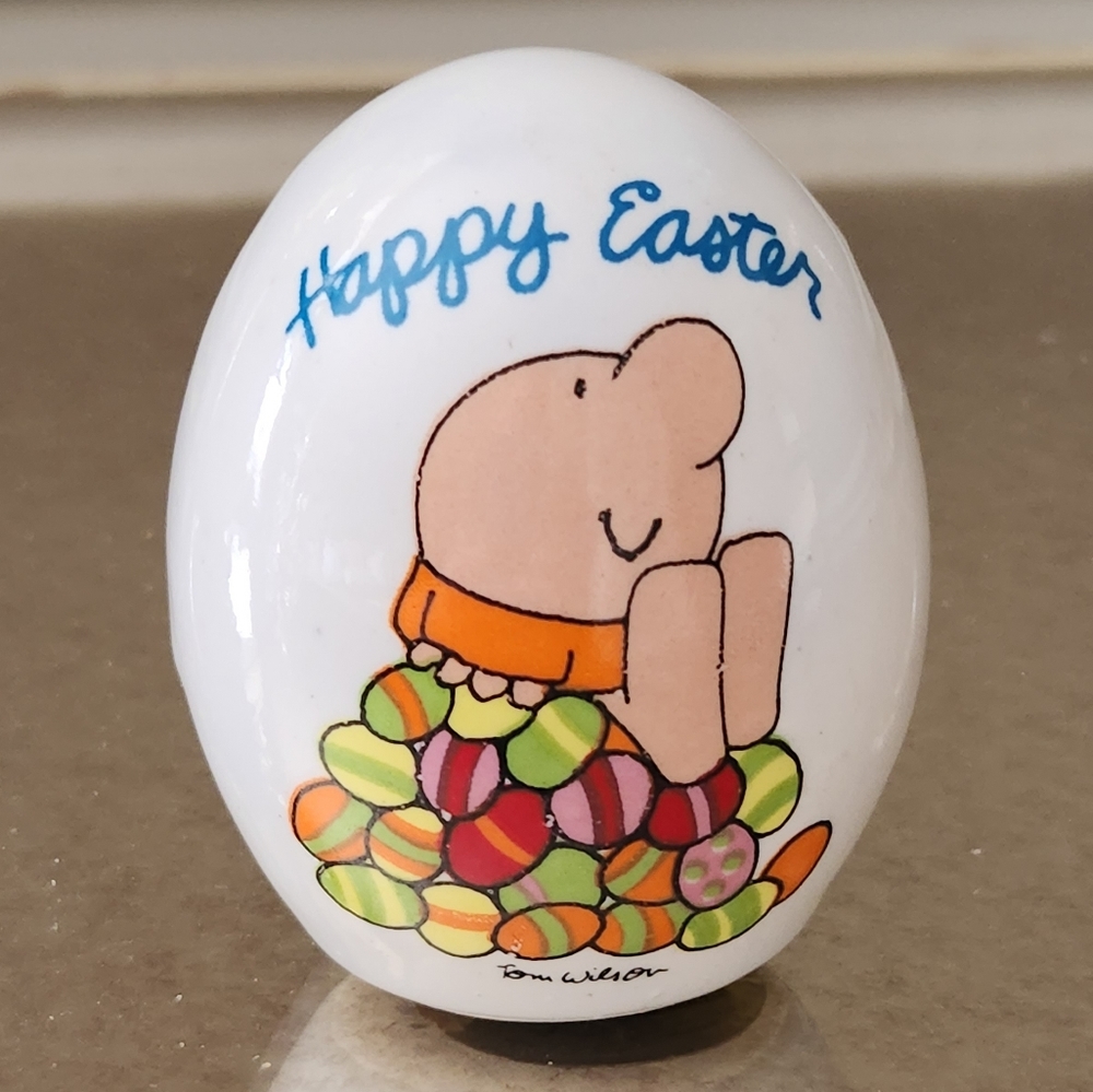 Retro Ziggy Ceramic Easter Egg